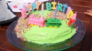 Geburtstagstorte: Happy Birthday